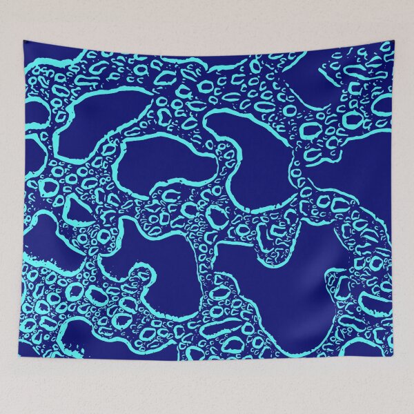 Item preview, Blue Oceanic sea wave Foam poster, sticker designed and sold by ZengoClub.