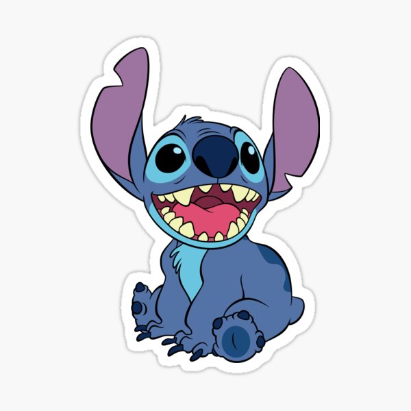 Sitting Stitch Stickers | Redbubble