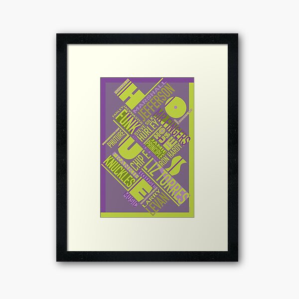 Item preview, House Music Pioneers designed and sold by Lick-Design.