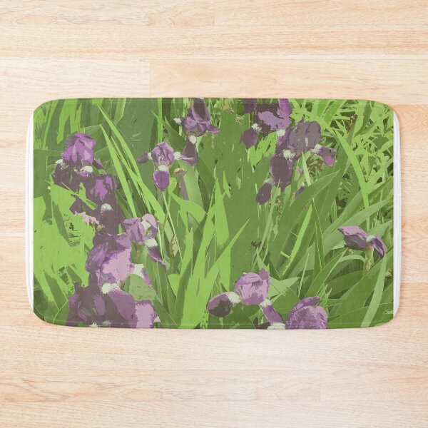 Item preview, Purple irises digitally painted designed and sold by djrunnels.