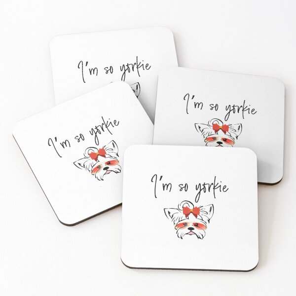 Item preview, I'm So Yorkie, Yorkie Daddy, Yorkie Mom, Yorkshire Terrier, Yorkie Gifts, Mother Tees, Cute Illustration, Teacup Yorky designed and sold by Annona-.
