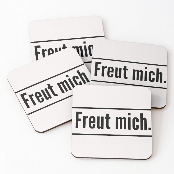 Item preview, Freut mich Deutsch German Pleased to meet you designed and sold by Time4German.