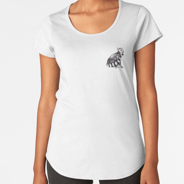 Ring-Tailed Lemur Premium Scoop T-Shirt