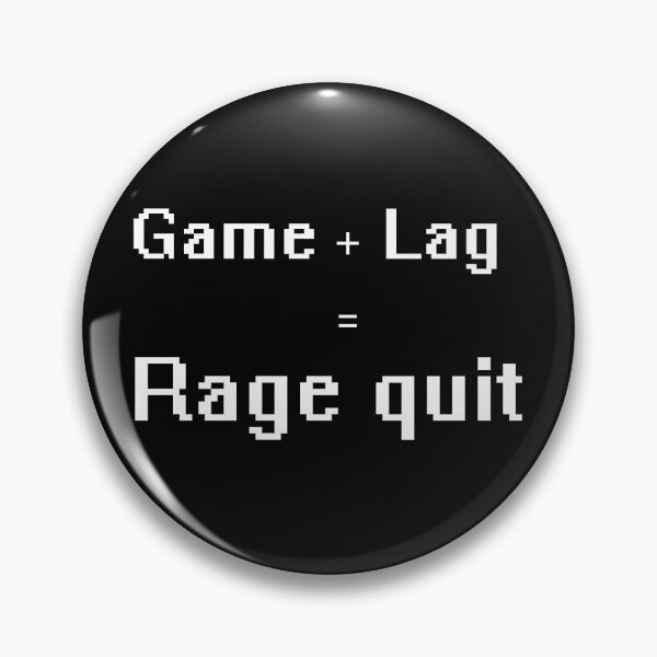 Item preview, Game plus lag is rage quit - White text designed and sold by Anteia.