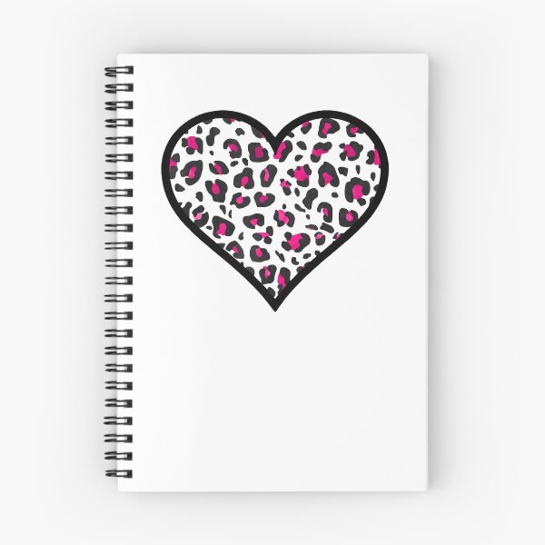 Item preview, Pink and Black Leopard Print Heart designed and sold by Bumblefuzzies.