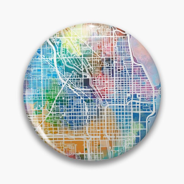 Item preview, chicago map designed and sold by BekimART2.