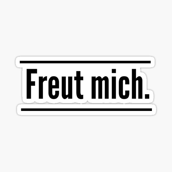 Artikel-Vorschau von Freut mich Deutsch Deutsch Schön, Sie kennenzulernen, designt und verkauft von Time4German.