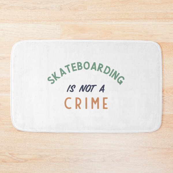 Item preview, Skateboarding is not a crime designed and sold by bumperapparels.