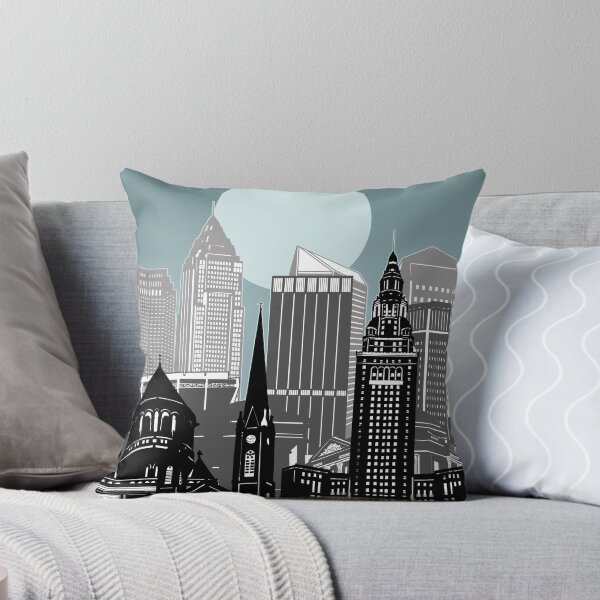 Aperçu de l'œuvre Skyline de Cleveland créée et vendue par BekimART2.