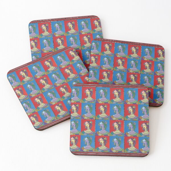 Item preview, Sophie. Acrylic on canvas made into patchwork. designed and sold by Joanna Swan.