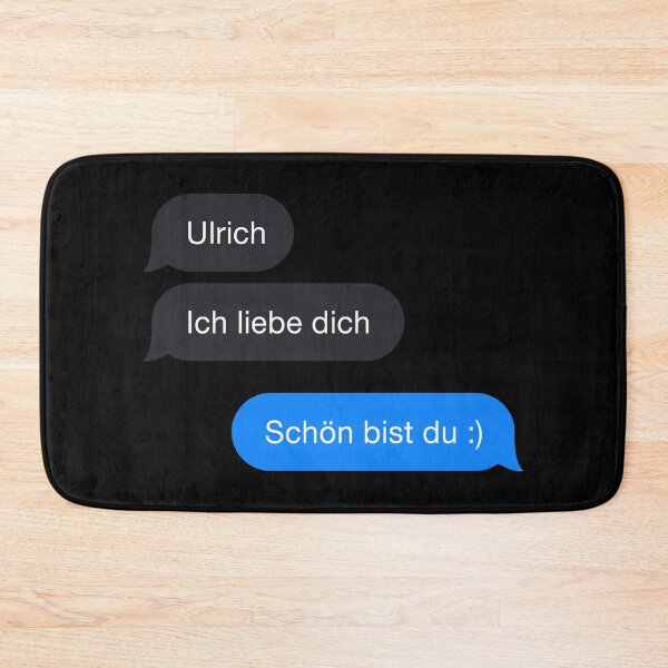 Item preview, Ulrich ich liebe dich - Schön bist du DARK mode designed and sold by MarcoPolok.