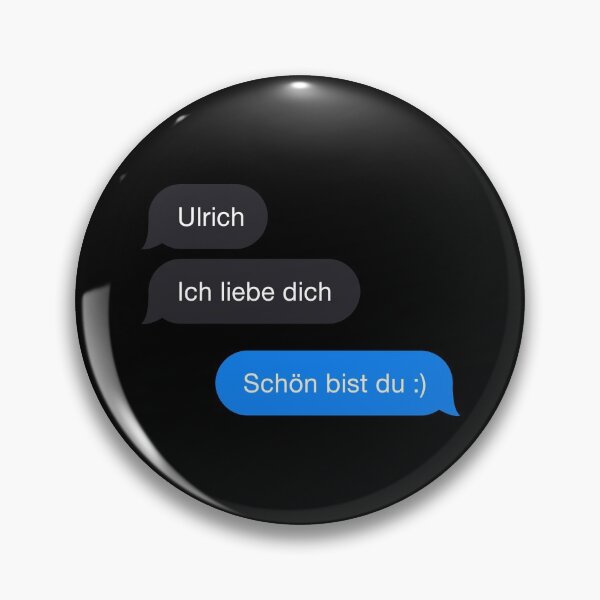 Item preview, Ulrich ich liebe dich - Schön bist du DARK mode designed and sold by MarcoPolok.