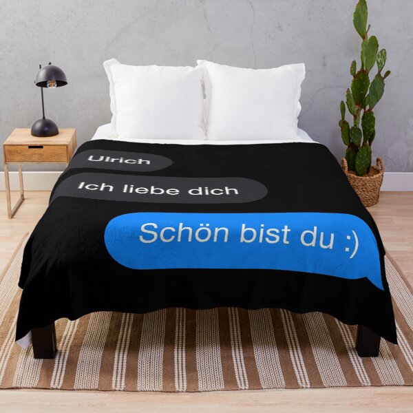 Item preview, Ulrich ich liebe dich - Schön bist du DARK mode designed and sold by MarcoPolok.