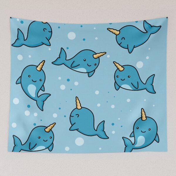 Item preview, Narwhal Mask Narwhal Gifts Underwater Unicorn Of The Sea Baby Narwhal designed and sold by DSWShirts.