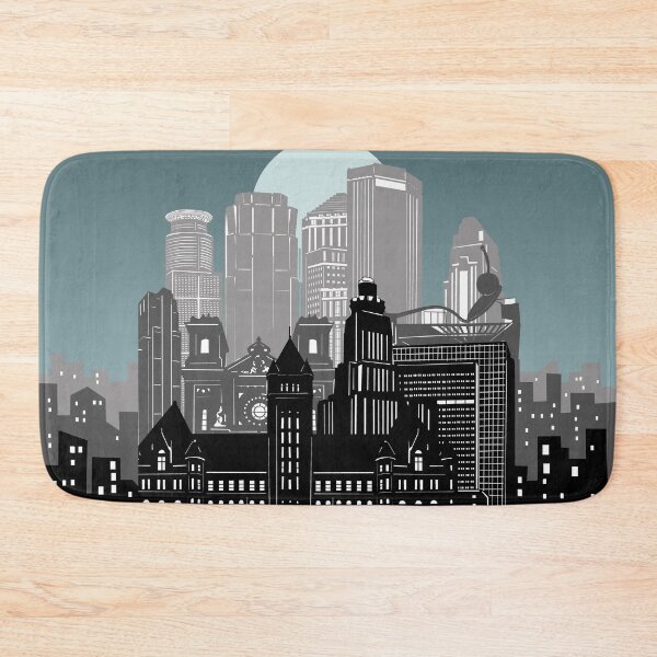 Item preview, minneapolis skyline designed and sold by BekimART2.