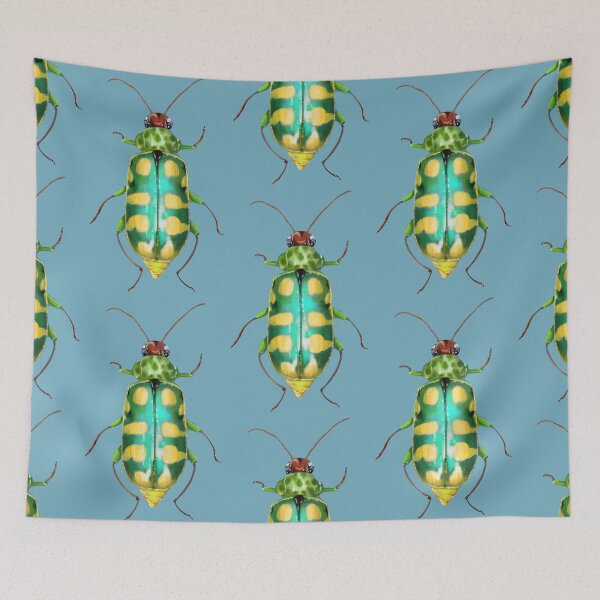 Item preview, Metallic Green Beetle - Banded Cucumber Beelte by Ela Steel designed and sold by elasteel.