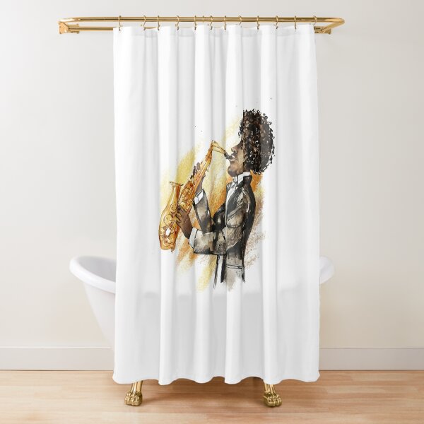 Jazz Shower Curtains Redbubble