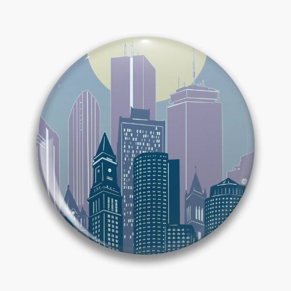 Item preview, boston skyline designed and sold by BekimART2.