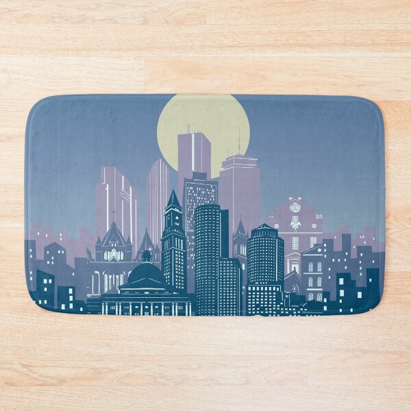 Item preview, boston skyline designed and sold by BekimART2.