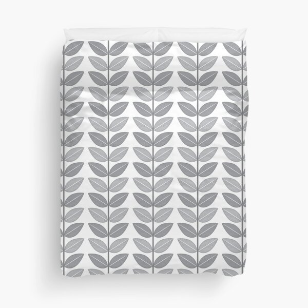Item preview, STEMMETRY | 2 TONE GREY LEAF / LEAVES designed and sold by Joanna Kennedy.