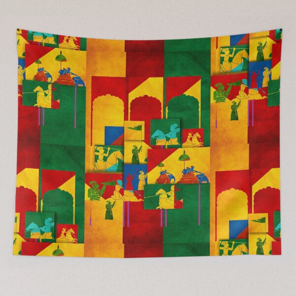 Item preview, Indian colorful art  designed and sold by Omtatsat.