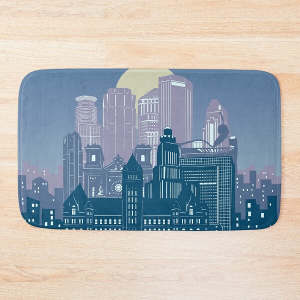 Item preview, minneapolis skyline designed and sold by BekimART2.