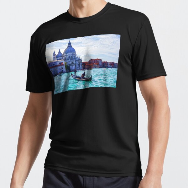 Impressions of Venice - Traghetto Crossing the Grand Canal Active T-Shirt