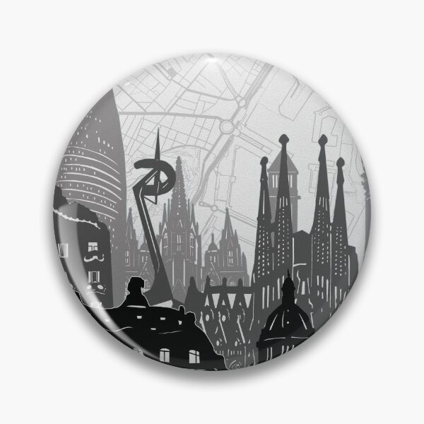 Item preview, barcelona skyline designed and sold by BekimART2.