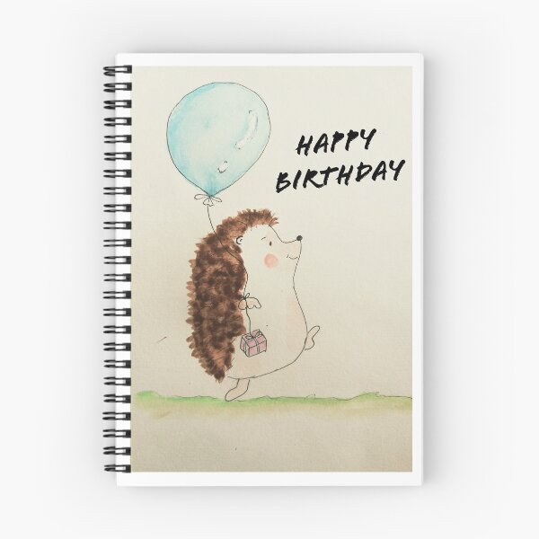 Item preview, Hedgie happy birthday  designed and sold by Sifan.