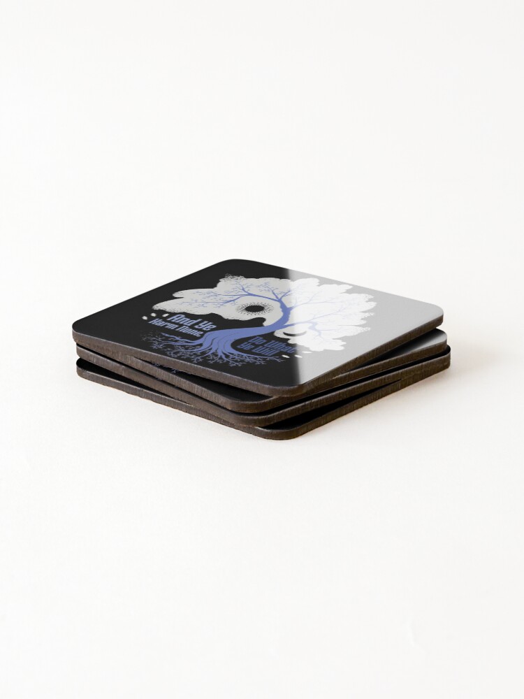 Thumbnail 4 of 5, Coasters (Set of 4), Cool Tree Spring Design designed and sold by DavinciStore21.