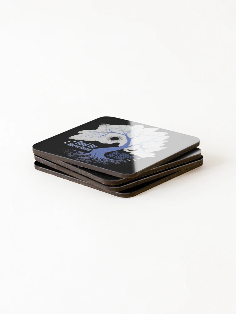 Thumbnail 4 of 5, Coasters (Set of 4), Cool Tree Spring Design designed and sold by DavinciStore21.