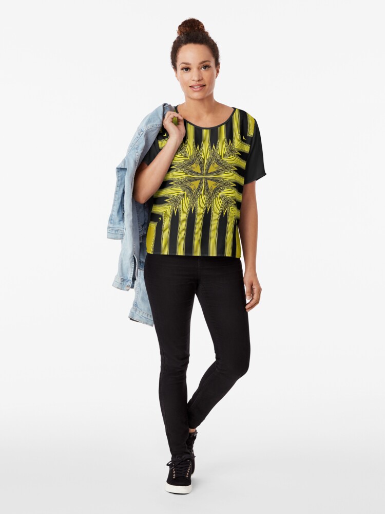 Alternate view of Golden Shield (2) Chiffon Top