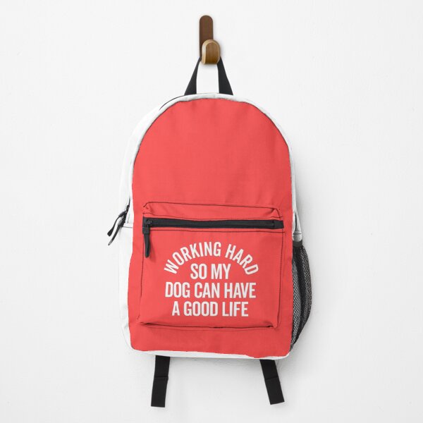Item preview, Working Hard Dog Good Life Funny Quote designed and sold by quarantine81.
