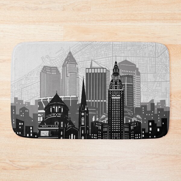 Item preview, cleveland skyline designed and sold by BekimART2.