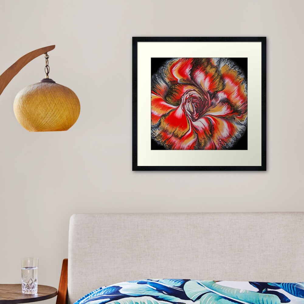 Red Bloom... Framed Art Print