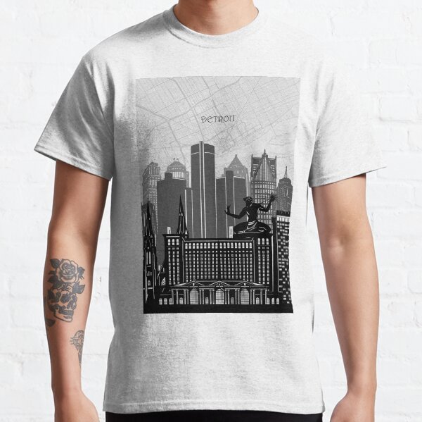 Vista previa del artículo con la obra «horizonte de Detroit», diseñado y vendido por BekimART2.