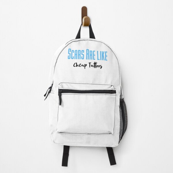 Item preview, Scars are like cheap tattoos blue and black designed and sold by bumperapparels.