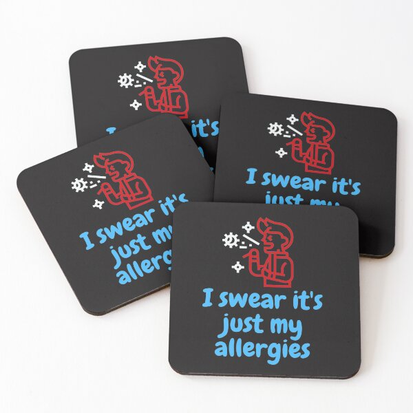 Item preview, It’s Just Allergies | Funny Quarantine | Social Distancing designed and sold by 4evercool.