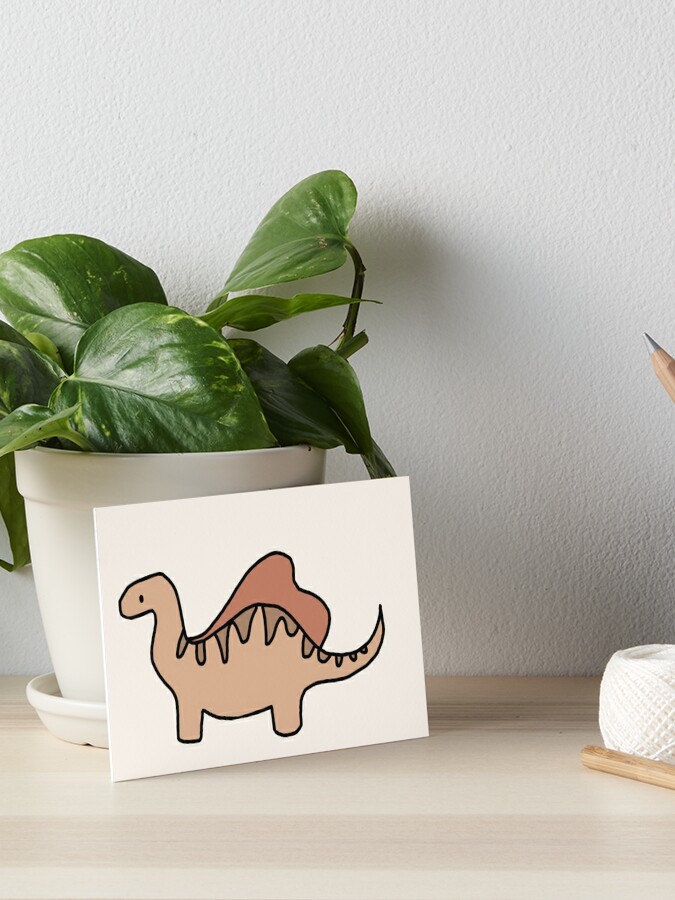 Cute Dino Art Board Print for Sale by hocapontas