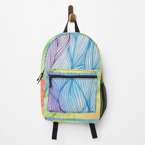 Item preview, RAINBOW COLOURED WOOL EFFECT PANEL designed and sold by Jenna Hilton Doodles.