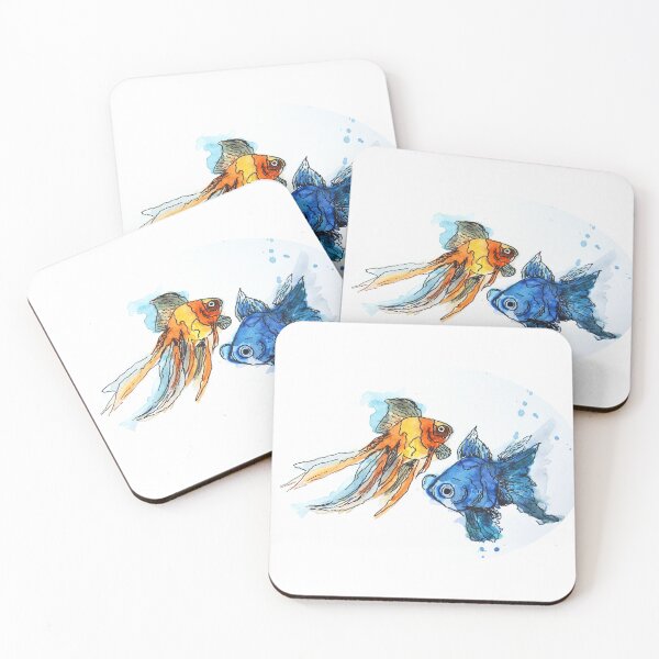 Item preview, Watercolour Fishes  designed and sold by catherinekass.