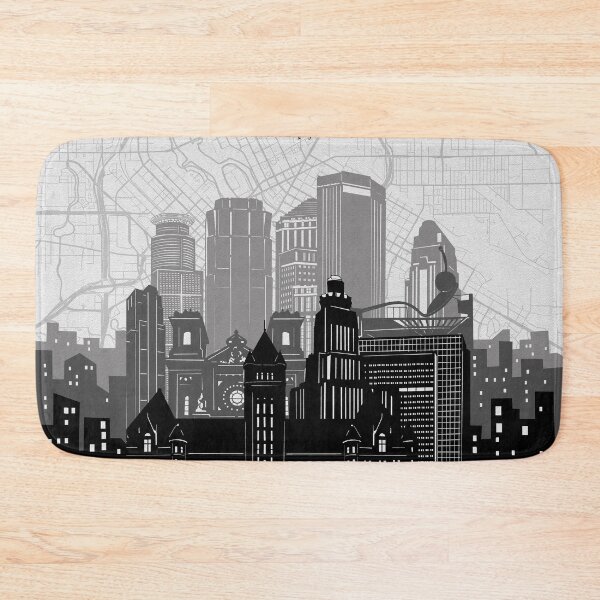 Item preview, minneapolis skyline designed and sold by BekimART2.