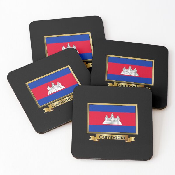 Artikelvorschau, Geschenke, Aufkleber und Produkte mit der Flagge Kambodschas (N) entworfen und verkauft von mpodger.