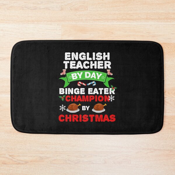 Item preview, English teacher by day Binge Eater by Christmas Xmas designed and sold by losttribe.