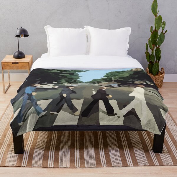Abbey Road Album Cover Throw Blanket
