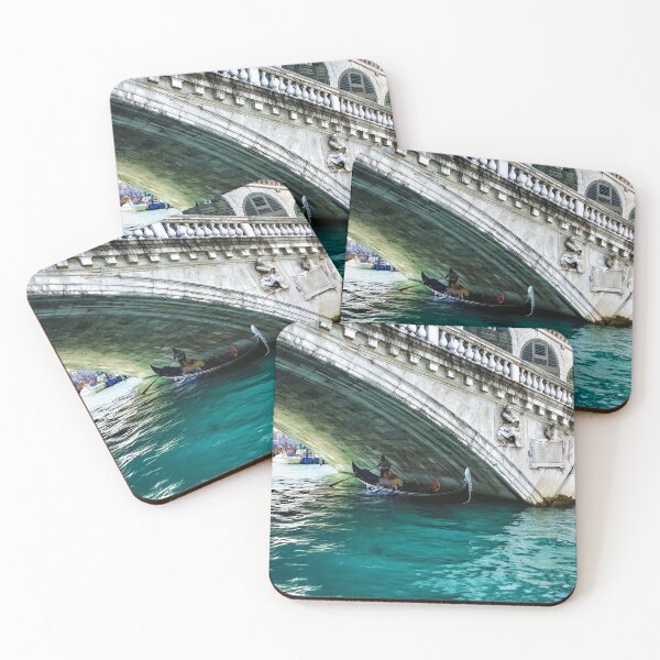 Item preview, Classic Venice - A Gondola Under Rialto Bridge  designed and sold by Georgia Mizuleva.