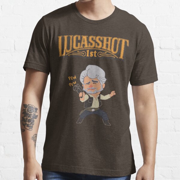 george lucas han shot first shirt