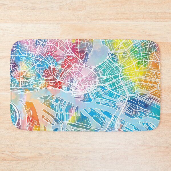 Item preview, hamburg map designed and sold by BekimART2.