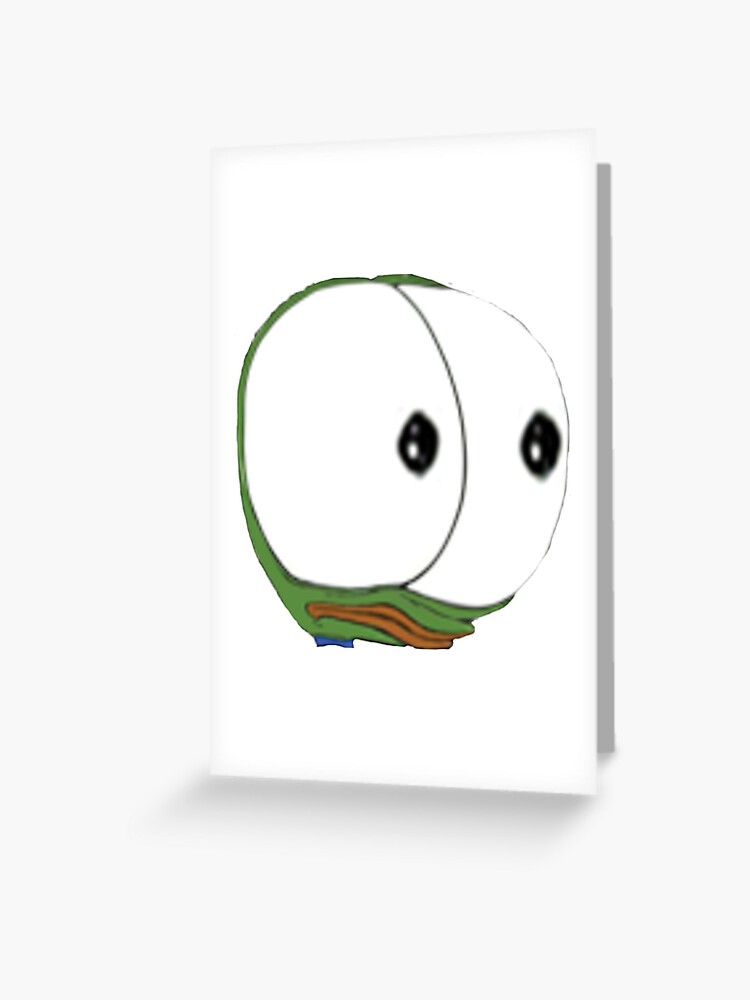 MonkaOMEGA Twitch Emote Greeting Card