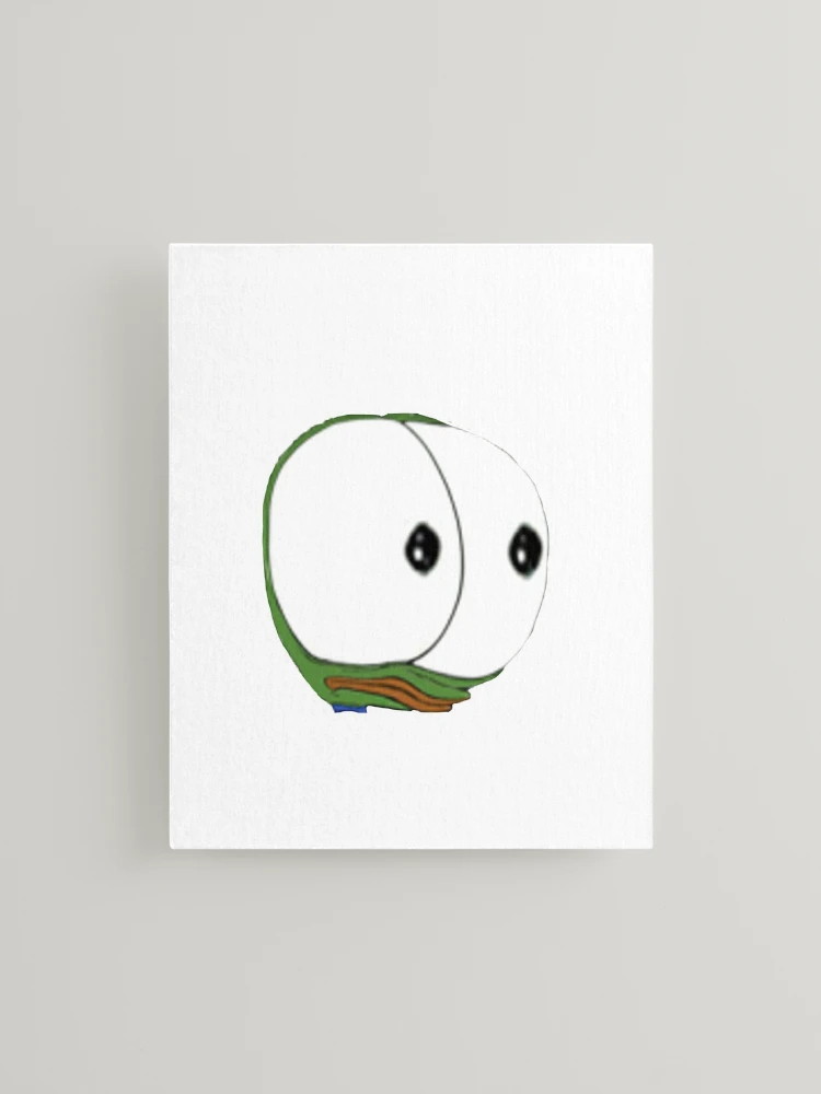 Pepega in HD Twitch Emote  Mounted Print for Sale by Reboot Designs